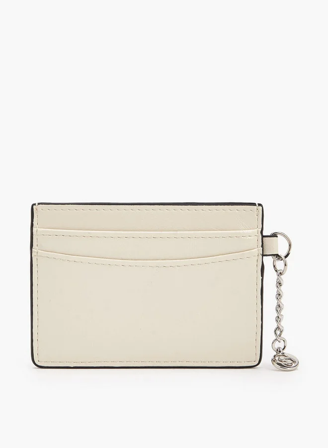 Celeste Solid Card Holder With Charm